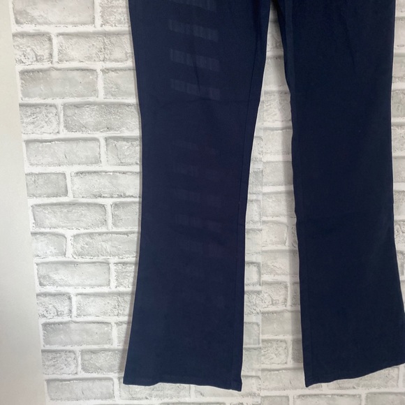 Bebop navy blue khaki wide leg work /uniform pant - Picture 9 of 16